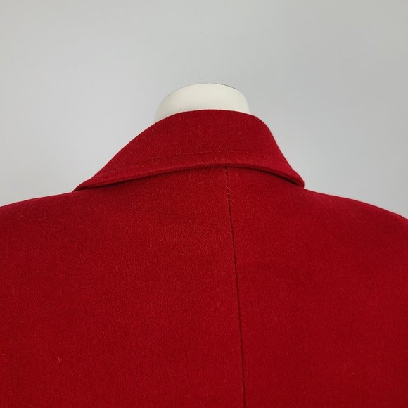 Vintage Eaton Red Wool Jacket Size L - Picture 8 of 11